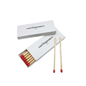 Bougies colorées de qualité supérieure assorties dans des boîtes extérieures rigides Coffrets cadeaux avec logo en relief personnalisés pour allumettes - Product Image 5