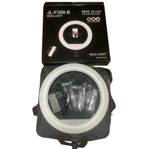 ไฟวงแหวน18นิ้ว LED เติมความงามไฟสามสีปรับความสว่างสูงแบตเตอรี่ถ่ายภาพพร้อมกระเป๋า - Product Image 1