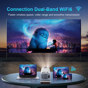 Hy320 Pro Thông Minh <span class=keywords><strong>Android</strong></span> TV Xách Tay <span class=keywords><strong>Mini</strong></span> Máy Chiếu Wifi Màn Hình Gương 4K Full HD Máy Chiếu Cho Rạp Hát Tại Nhà Điện Thoại Di Động - Product Image 4