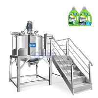 Gtop 1000L Électrique Chauffage Mélangeur Shampooing Désinfectant pour les Mains Détergent Mélangeur Machine Ligne de Production de Savon Liquide