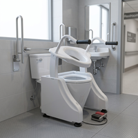 Siège de toilette surélevé personnalisé OEM avec dossier en plastique pour personnes âgées - Prix de gros