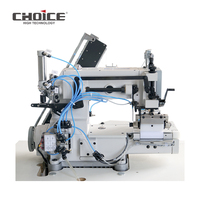 Machine à coudre industrielle à points de chaînette multi-aiguilles Golden Choice VC008-12064, 12 aiguilles, avec tire-fil arrière