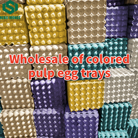 Barquette à œufs biodégradable et écologique à 30 alvéoles, en pâte à papier recyclable, pour emballage, stockage et transport