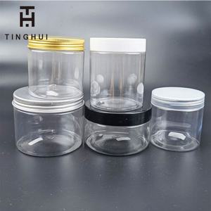 Offre Spéciale – Pots transparents 30g 50g 80g 100g 120g 200g 250g 300g 500g – Contenants cosmétiques en plastique PET pour gommage corporel avec couvercles dorés - Product Image 2