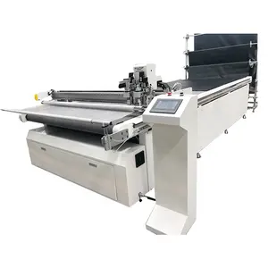 Cnc Máy Móc Tự Động Vải Bảng Máy Cắt Dệt May Bàn Cắt Vải Cắt Kéo Điện Với Độ Chính Xác Cao - Product Image 1
