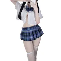 All'ingrosso moda adulto notte gonna a pieghe vestito Sexy Lingerie giapponese donne Mature scuola ragazza uniforme