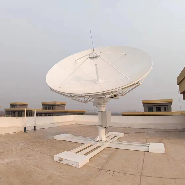 Professional Project Factory Supplied Cost-Effective Jinpeng Xinlei 7.3m Satellite Parabolic Dish RF Antenna High-Efficiency
