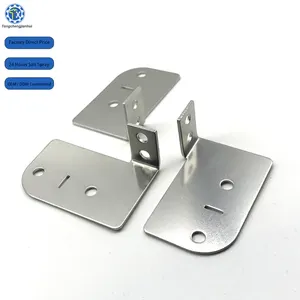 Custom Made Power Coated L-Shaped Wall Mount Bracket Shelf Single-Side Structure Sheet Metal Stamping Supplied China Supplier
