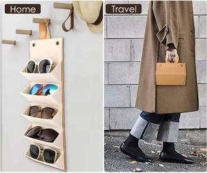 Estuche de <span class=keywords><strong>gafas</strong></span> de lujo de estilo Retro para <span class=keywords><strong>Cartier</strong></span>, organizador de diseñador, caja de almacenamiento plegable, cierre magnético de Pu para <span class=keywords><strong>gafas</strong></span> de <span class=keywords><strong>sol</strong></span> - Product Image 6