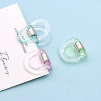 Clips en plastique multi-usages pliables (type pince de reliure) - Jaune/Rose/Bleu/Vert Prêts à être expédiés