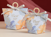 Carpeta de Papel de Cuero con Estampado Dorado en Relieve, para Recuerdos de Boda, Hecha con Materiales Reciclados, con Cinta de 2mm de Grosor y Anillo de Madera, para Sushi
