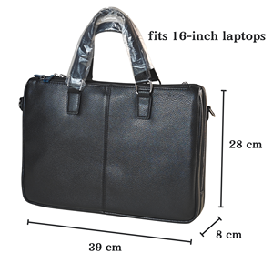 Porte-documents Classique de <span class=keywords><strong>Luxe</strong></span> pour <span class=keywords><strong>Homme</strong></span>, Grande Capacité, Multi-Poches, Portable, en Cuir PU Fait Main, pour Bureau et Affaires - Product Image 3