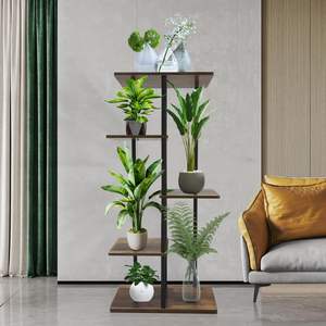 Patio Jardin Salon Balcon <span class=keywords><strong>Chambre</strong></span> à coucher 5 Niveaux Support pour Plantes Intérieur Métal Étagère à Fleurs Support pour Plantes - Product Image 6