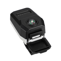 Chargeur USB pour moto 12V ~ 80V, étanche, avec boussole, câble de 60CM, pour montage sur rétroviseur de moto, vélo électrique