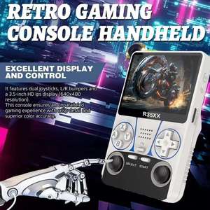 Console di <span class=keywords><strong>gioco</strong></span> R35XX 3.5 pollici IPS Console per videogiochi con schermo supporta il <span class=keywords><strong>gioco</strong></span> per <span class=keywords><strong>due</strong></span> giocatori Wi-Fi portatile tascabile giocatore classico - Product Image 6