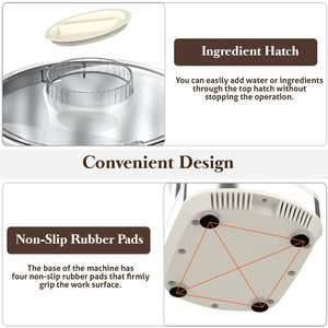 Batidora Eléctrica <span class=keywords><strong>Mini</strong></span> de 7L para Cocina, de Acero Inoxidable, con Gancho Amasador para Repostería y Pasteles - Product Image 5