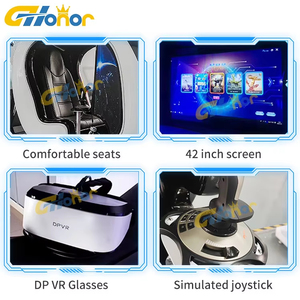 VR nhà sản xuất mã thông báo trò chơi video giả lập máy bay trực thăng giải trí chủ đề VR bay mô phỏng chuyến bay buồng lái VR Máy trò chơi - Product Image 3