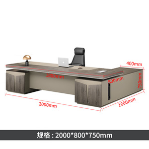 Toptan ev iş istasyonu ticari özel sıcak satış Modern yüksek yoğunluklu kurulu ofis masası ceo'su yönetici yöneticisi masası - Product Image 6