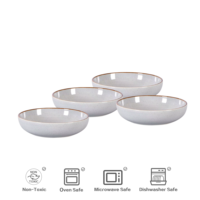 Ensemble de vaisselle en céramique blanche de promotion de septembre Assiettes à dîner de luxe à steak fin et à pizza Ensembles de vaisselle lisses allant au four