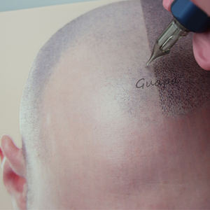 El más nuevo tatuaje de almohadilla de entrenamiento SMP de micropigmentación de cuero cabelludo masculino en la <span class=keywords><strong>cabeza</strong></span> calva para la práctica de tatuajes del cuero cabelludo - Product Image 5