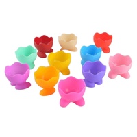 Support de séchage portable en silicone ventilé en forme de fleur pour houppettes et éponges de maquillage lavables
