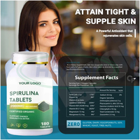 Ausreson OEM Phycocyanine Spiruline Bleue et Extrait de Chlorelle Comprimés Prix 500mg Supplément Spiruline Bio en Comprimés de Chine