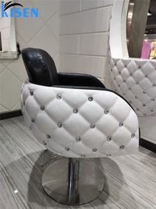 طقم قابل للتعديل من صالونات الحلاقة ، مستلزمات الحلاقة ، صالون تصفيف الشعر ، حوض غسيل خلفي, كرسي من الشامبو الأبيض الماسي مع حوض للمحطة - Product Image 4