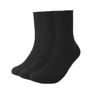 Chaussettes de sport unisexes en coton uni, à compression de la voûte plantaire, haute élasticité, avec trous de ventilation, pour usage quotidien, tricotées (bas/corps)