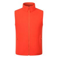 Gilets sans manches pour hommes en polaire épaisse, chauds, pour l'hiver et l'automne, avec logo personnalisé, pour la chasse et la randonnée