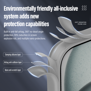 Custodia per telefono <span class=keywords><strong>trasparente</strong></span> <span class=keywords><strong>trasparente</strong></span> in TPU PC grigio chiaro grigio per <span class=keywords><strong>iPhone</strong></span> 16 Pro 15 14 12 11 Pro Max 7 8 Plus XS <span class=keywords><strong>Cover</strong></span> <span class=keywords><strong>trasparente</strong></span> - Product Image 3