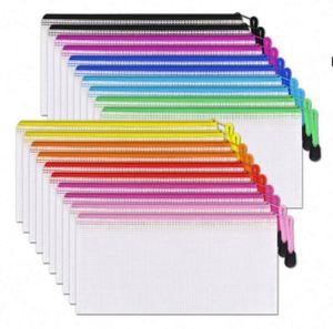 กระเป๋าใส่เอกสารแบบซิปพลาสติกตาข่ายใส ลดราคาพิเศษ - Product Image 1