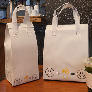 Sac isotherme personnalisé en non-tissé avec logo, en aluminium, étanche, pour café à emporter, repas, aliments, boissons, emballage à emporter - Product Image 3