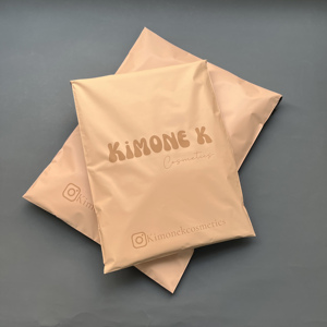 Nude Beige Printed Poly Mailers Self Seal Waterproof Shipping Courier Bags For Cosmetic & Clothing Apparel Packaging - Product Image 4