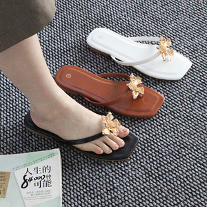 Sandalias Planas de Playa Antideslizantes, Ligeras y Transpirables para Mujer, Verano, Aire Libre, Cómodas, MOQ Bajo, Prueba - Product Image 1