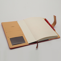 Promoción Cuaderno de cuero A5 personalizado Cuaderno diario de tapa dura Cuadernos