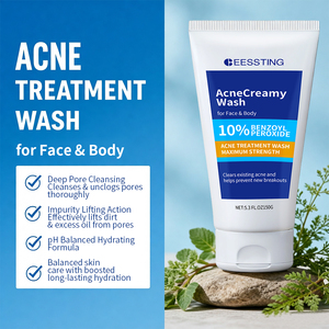 Espuma Limpiadora Facial Purificante con 10% de Peróxido de Benzoilo para Control de Grasa y Reparación Diaria de la Piel, con Logotipo Personalizado - Product Image 4