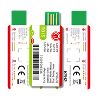 Registrador de Datos de Temperatura USB de Un Solo Uso con Informe en PDF, Clasificación IP67 para Logística de Cadena de Frío de Alimentos y Productos Farmacéuticos