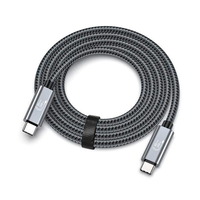 40Gbps 240W USB4 Cable Fast Charging Usb C to Usb C Cable Support 8K60HZ Dual 4K 60Hz Compatible with Thunderbolt 4 Cable
