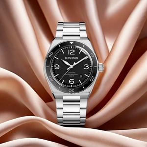 Luxury <b>Men's</b> <b>Mechanical</b> <b>Watch</b> 10ATM 42mm Stainless Steel Limited Edition Chronograph Luminous Feature Business Glass Buckle 22mm - Product Image 2