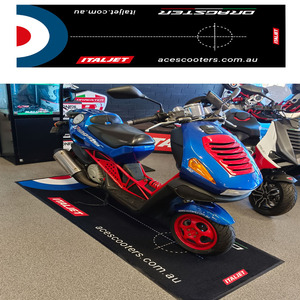 Biểu Tượng Tùy Chỉnh Chống Trượt Cao Su Ủng Hộ Xe Đạp <span class=keywords><strong>Motocross</strong></span> Pit Mats - Product Image 3