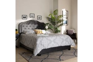 أثاث جيد جديد، سرير طويل عريض بمرايا عالية الجودة، أثاث غرفة نوم مخصص فاخر من خشب ألماس هيدبورد بطراز جديد وحديث - Product Image 2