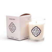 Bougie de luxe en cire de soja dans un bocal en verre, parfum d'aromathérapie, faite à la main, respectueuse de l'environnement, cadeau de fête, emballage personnalisé, marque privée