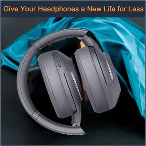 Coussinets d'oreille WH-XB900N de remplacement coussinets d'oreille en cuir protéiné et coussinets en mousse à mémoire de forme coussinets d'oreille pour Compatible avec <span class=keywords><strong>Sony</strong></span> WH-XB900N WH XB <span class=keywords><strong>900</strong></span> - Product Image 6