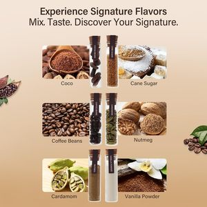 Kit Cadeau Espresso Martini - Ensemble d'outils de bar en cristal avec doseur, mélange de café premium et 6 plantes botaniques naturelles pour la préparation de cocktails - Product Image 5