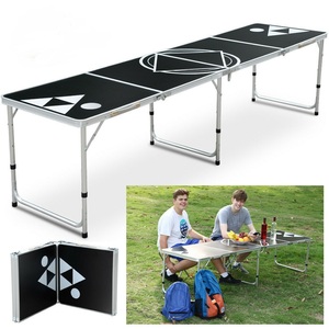 Nhôm 8ft Gấp Cắm Trại Bia Pong Trò Chơi Bàn Dã Ngoại Nhôm Bảng Biểu Tượng Tùy Chỉnh Superior Có Thể Gập Lại Kim Loại Bảng Với MDF - Product Image 2
