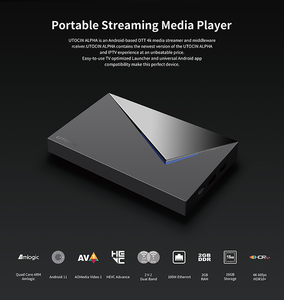 Utocin-Decodificador de TV inteligente Alpha Amlogic S905W2 2GB 16GB <span class=keywords><strong>VS</strong></span> XTV AIR <span class=keywords><strong>PRO</strong></span> WiFi BT Streamer, solo IPTV Future Tvonline - Product Image 3