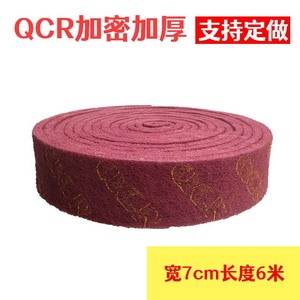 Rollo de estropajo industrial verde 8698 rojo 7447 de tela no tejida para eliminar óxido de ollas y sartenes de acero inoxidable - Product Image 4