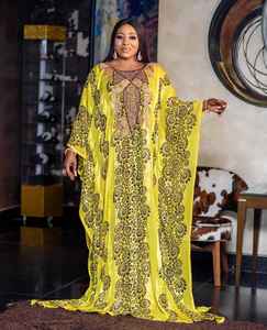 Robes africaines grande taille pour femmes, collection automne 2024, robe longue maxi, Dashiki, Abaya de luxe, Dubai, <span class=keywords><strong>Boubou</strong></span>, robe <span class=keywords><strong>femme</strong></span>, vêtements africains - Product Image 5