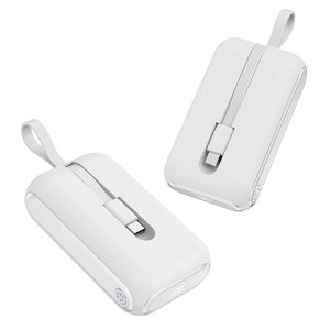 بنك طاقة مع كابلين من نوع C للشحن السريع للهواتف المحمولة - Product Image 2