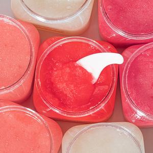 Exfoliante Corporal Personalizado de Vainilla, Fresa, Rosa y Sandía con Etiqueta Privada OEM y Bajo MOQ - Product Image 1